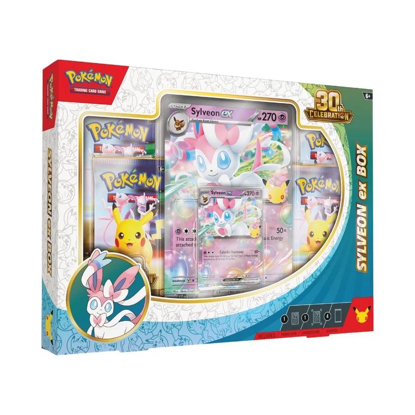 Pokémon 30th Celebration Sylveon ex Box
